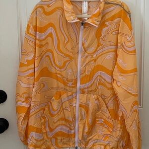 Fabletics Orange Swirl Jacket